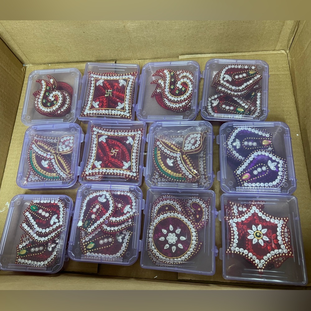 Designer Rangoli Mixed Designs